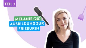 Melanie stellt ihren Ausbildungsberuf als Friseurin vor -  - 