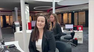 Azubi-Reporter bei der Sparkasse Gießen für Von A zu B -  - 