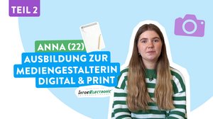 Digital oder Print? Anna gibt Einblicke in die Ausbildung zur Mediengestalterin -  - 
