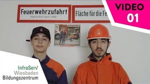 Talay & Tanju im Bildungszentrum - InfraServ - Werkfeuerwehrmann/-frau -
