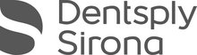 Das Logo des Unternehmens Dentsply Sirona.